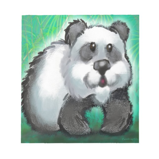 Panda Bear Anteckningsblock (Framsida)