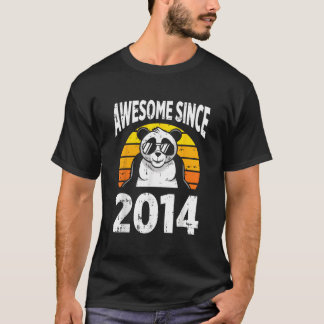 Panda Bear Awesome Since 2014 9Th 9 T Shirt