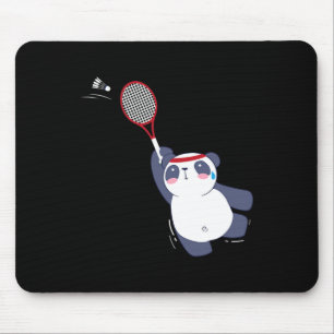 Panda Bear Badminton Player Singles Dubblas Ace An Musmatta