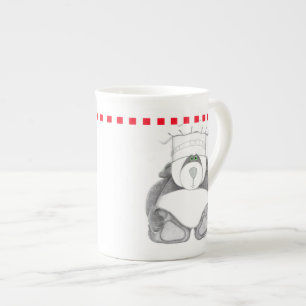 Panda Bear Bone China Benporslin Mugg