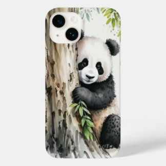 Panda Bear by Träd