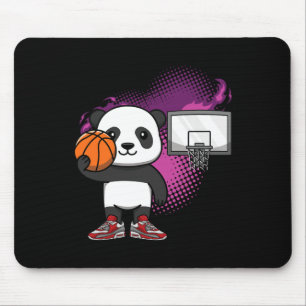 Panda Bear Bysketbyll Player Animal Lover Ringar D Musmatta