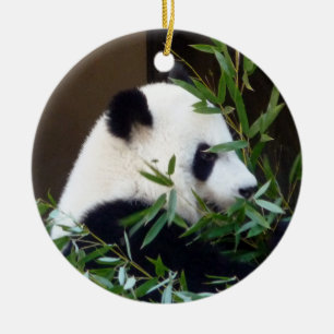 Panda Bear Ceramisk jul Ornament