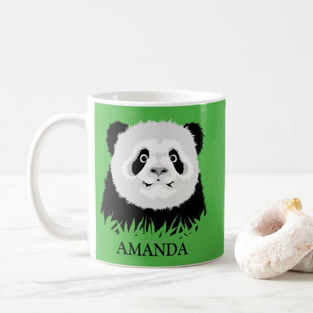 Panda Bear Coffee Mugg (Med munk)