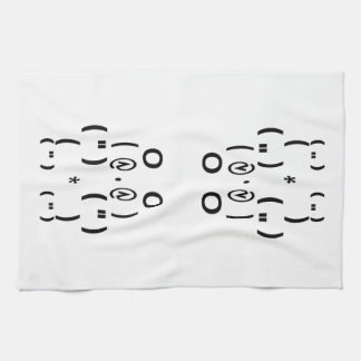 Panda Bear Computer Symbol Kökshandduk