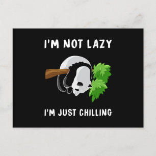 Panda Bear Cute Animal Pandas Tass Funny Gift Idea Vykort