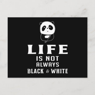 Panda Bear Cute Animal Pandas Tass Funny Gift Idea Vykort