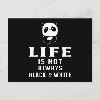 Panda Bear Cute Animal Pandas Tass Funny Gift Idea Vykort