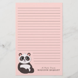 Panda Bear Cute, Barn Brevpapper