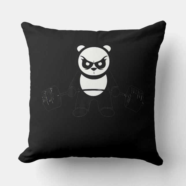 Panda Bear Deadlift - Premium Gym Kudde (Framsida)