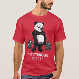 Panda Bear Deadlift SHIR Powerlifter Funny Bodybui T Shirt