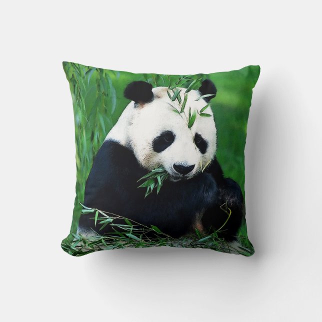 Panda Bear Dekorativ kudde (Framsida)