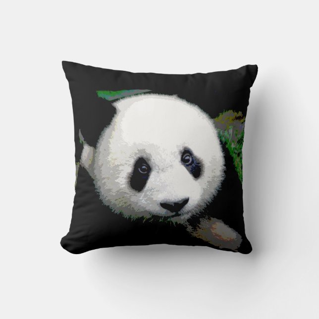 Panda Bear Dekorativ kudde (Framsida)