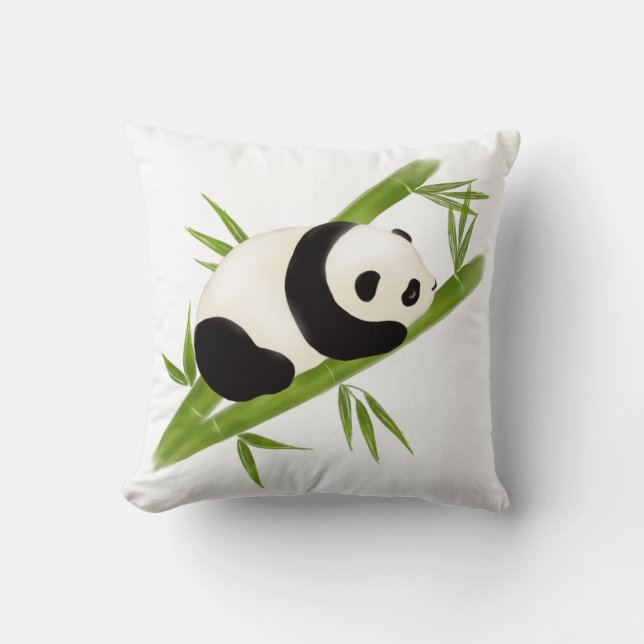 Panda Bear Dekorativ kudde (Framsida)