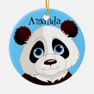 Panda Bear Design Ornament