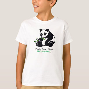 PANDA Bear-Endangered animal grafik - willife T Shirt