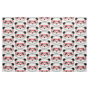 Panda Bear Fabric Tyg
