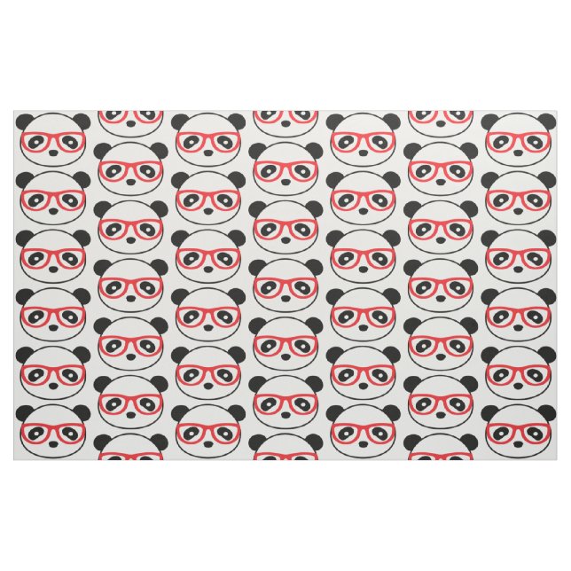 Panda Bear Fabric Tyg (Yard)