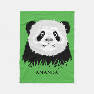 Panda Bear Flebit Blanket Fleecefilt