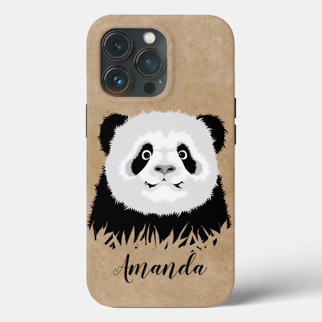Panda Bear Fodral-Mate iphone case (Baksida )
