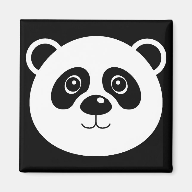 Panda Bear Fridge Magnet-kylare Magnet (Framsidan)