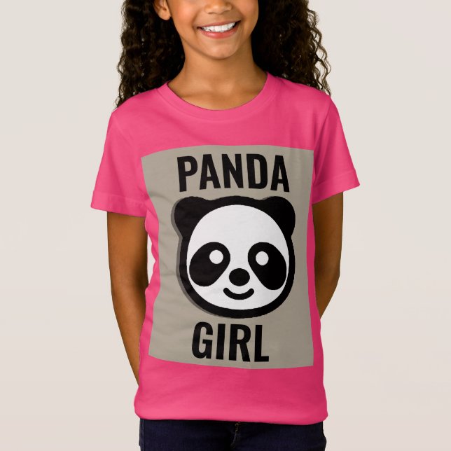 PANDA BEAR GIRLS T-SHIRTS (Framsida)