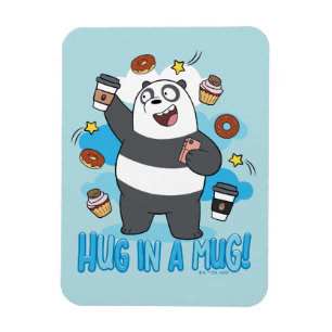 Panda Bear - Hug i Mugg! Magnet