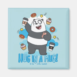 Panda Bear - Hug i Mugg! Magnet
