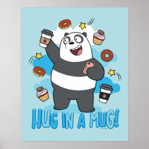 Panda Bear - Hug i Mugg! Poster