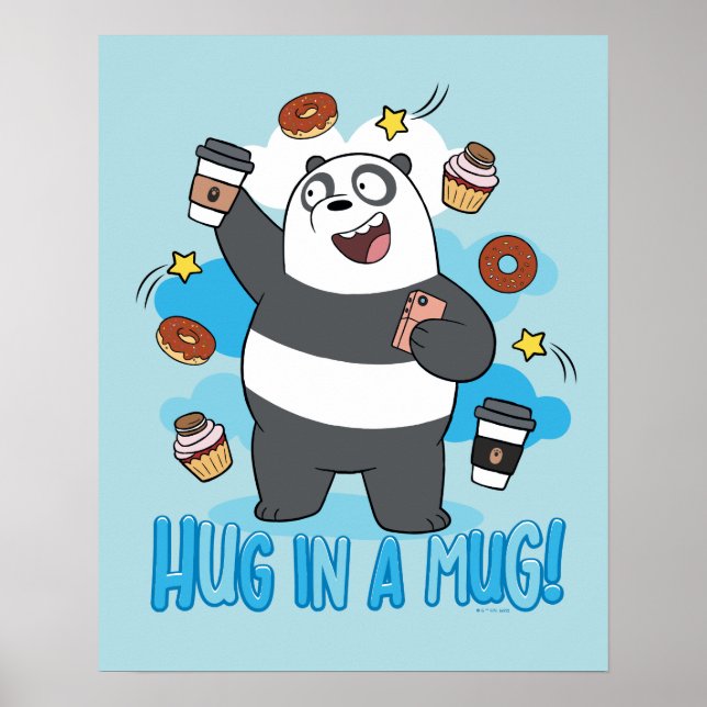 Panda Bear - Hug i Mugg! Poster (Framsidan)