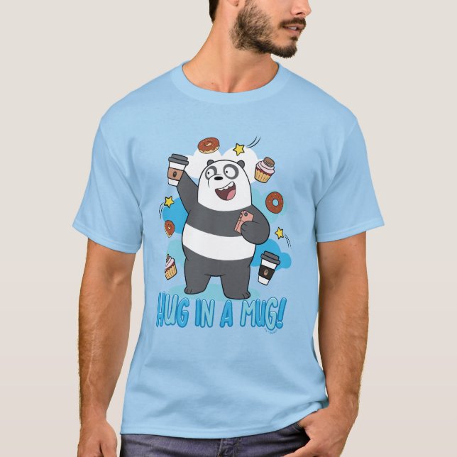 Panda Bear - Hug i Mugg! T Shirt (Framsida)