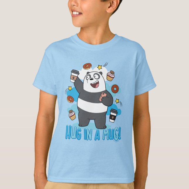 Panda Bear - Hug i Mugg! T Shirt (Framsida)