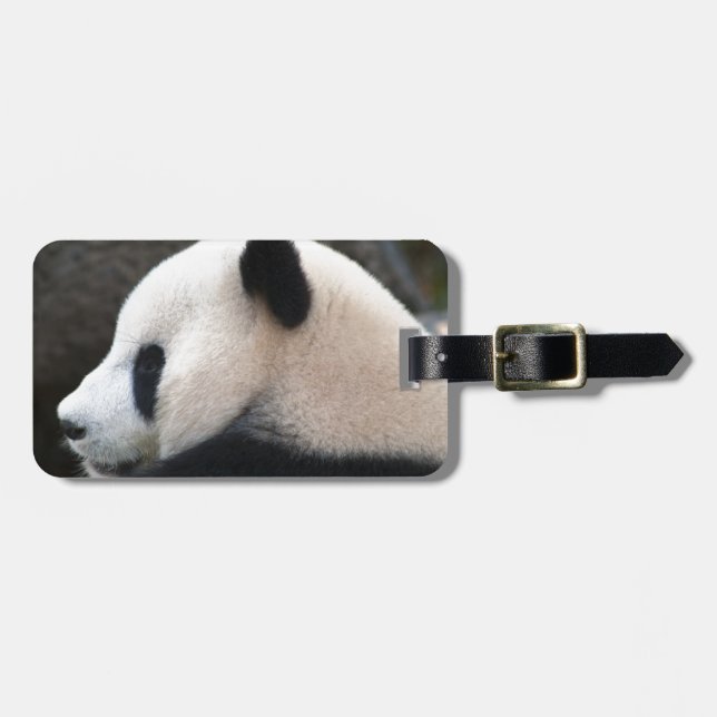 Panda Bear Hugs Bagagebricka (Horisontell Framsida)