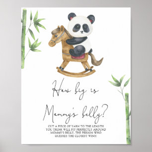 Panda Bear - Hur stor är mammans mage spel Poster