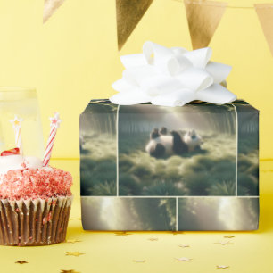 Panda Bear in Sunshine Presentpapper