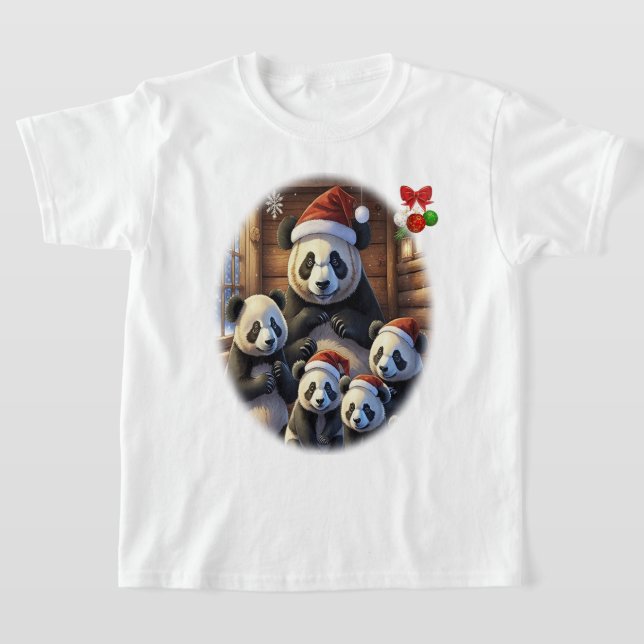 Panda Bear-jul T Shirt (Laydown)