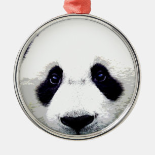 Panda Bear Julgransprydnad Metall