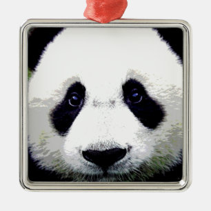 Panda Bear Julgransprydnad Metall