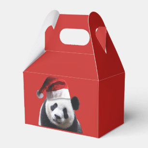 Panda Bear Jultomten Presentaskar
