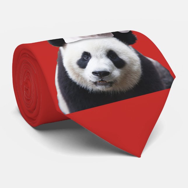 Panda Bear Jultomten Slips (Rullad)