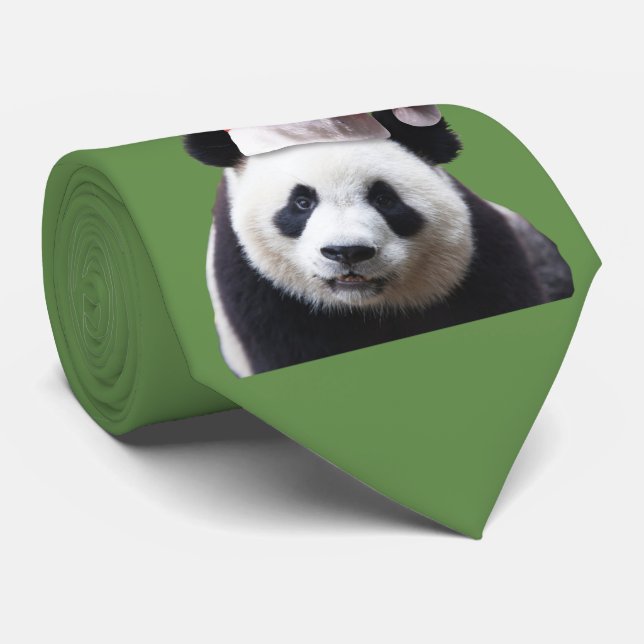 Panda Bear Jultomten Slips (Rullad)