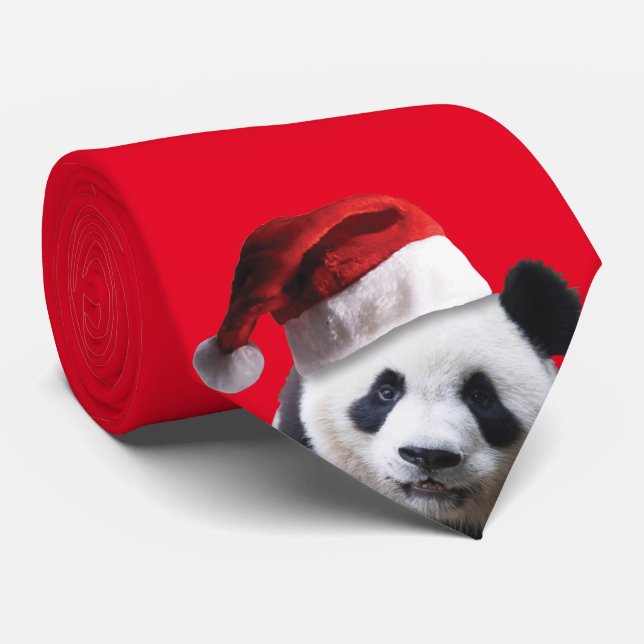 Panda Bear Jultomten Slips (Rullad)