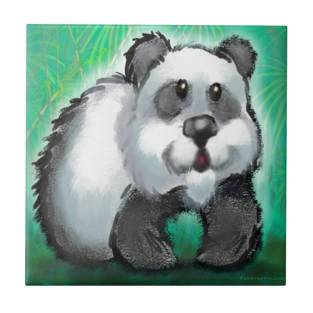 Panda Bear Kakelplatta (Framsidan)