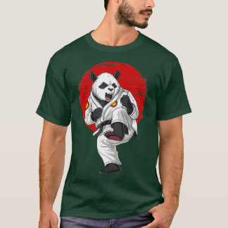 Panda Bear Karate Kickboxing Kung fu Taekwondo Mar T Shirt