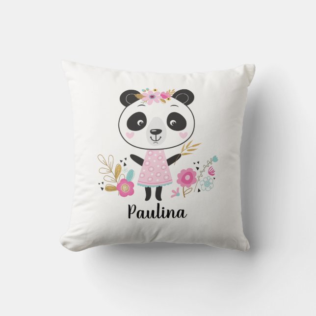 Panda Bear Kudde (Framsida)