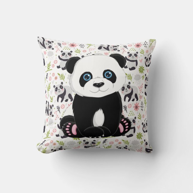 Panda Bear Kudde (Framsida)