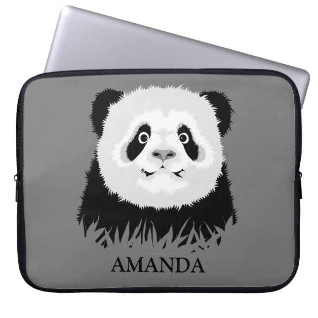 Panda Bear Laptop Fodral (Framsidan)