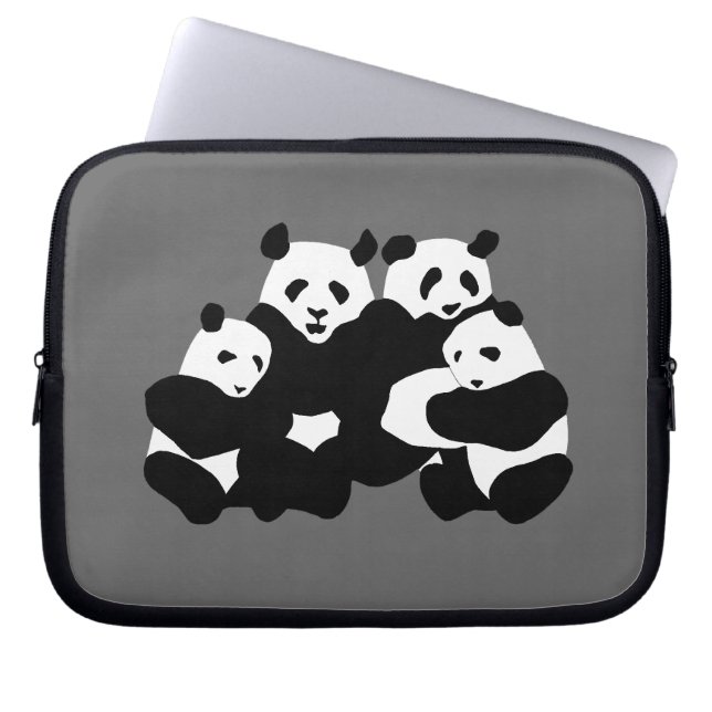 Panda Bear Laptop Fodral (Framsidan)