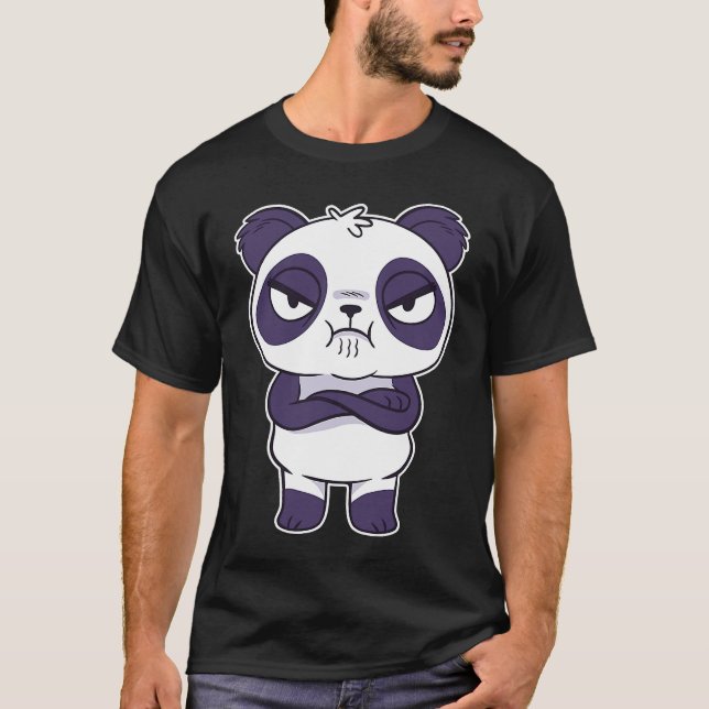 Panda Bear Mad-Arg T Shirt (Framsida)