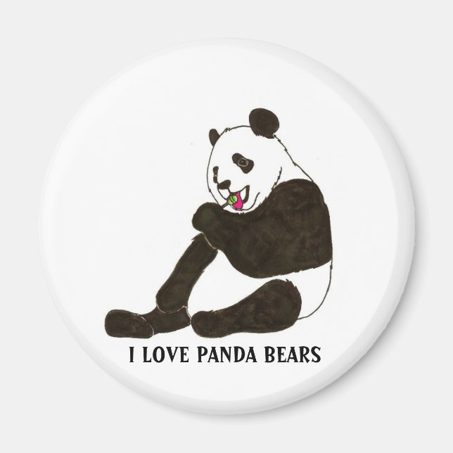 PANDA BEAR MAGNET (Framsidan)